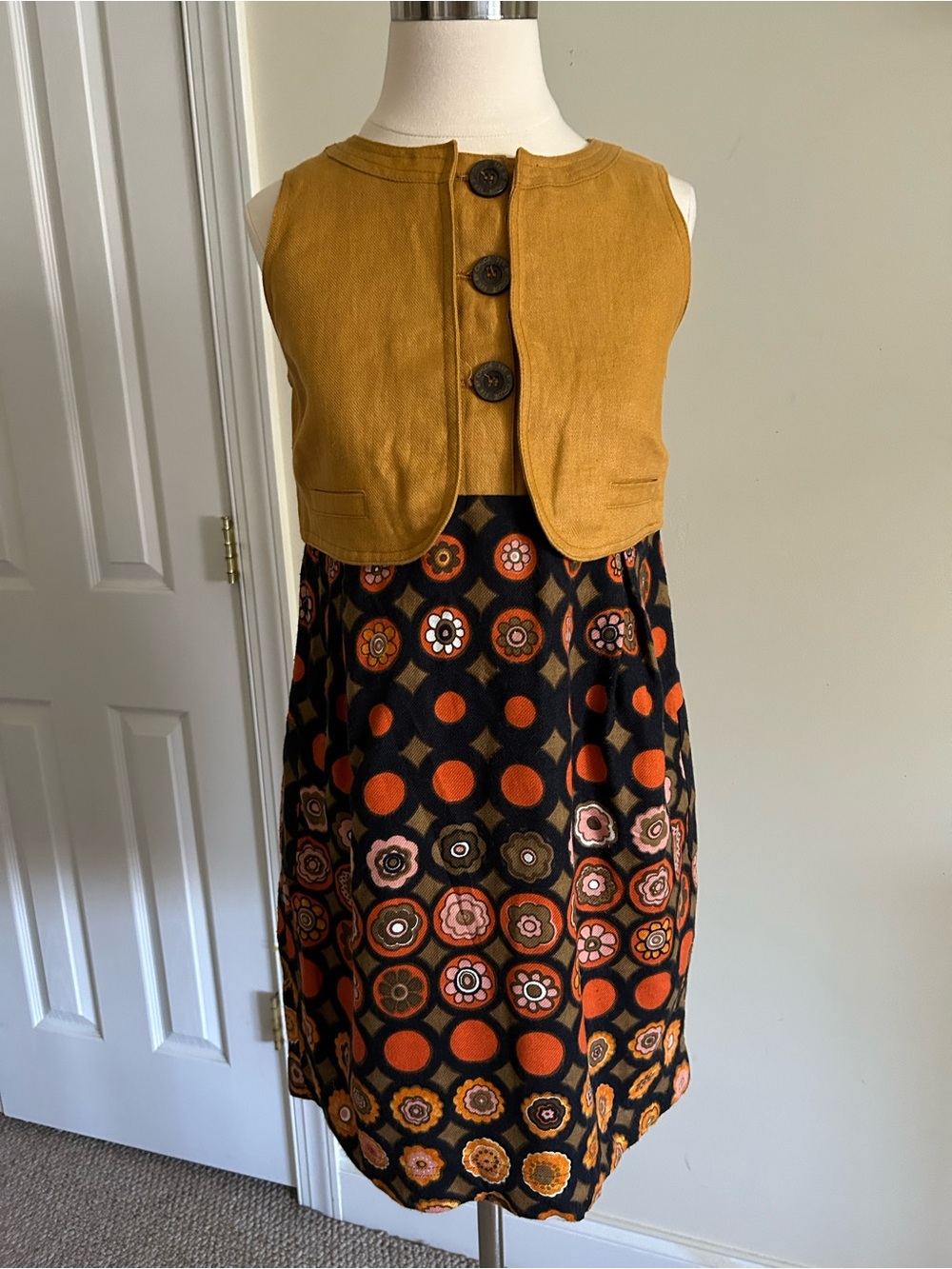 See by CHLOE linen mini sleeveless dress size 4